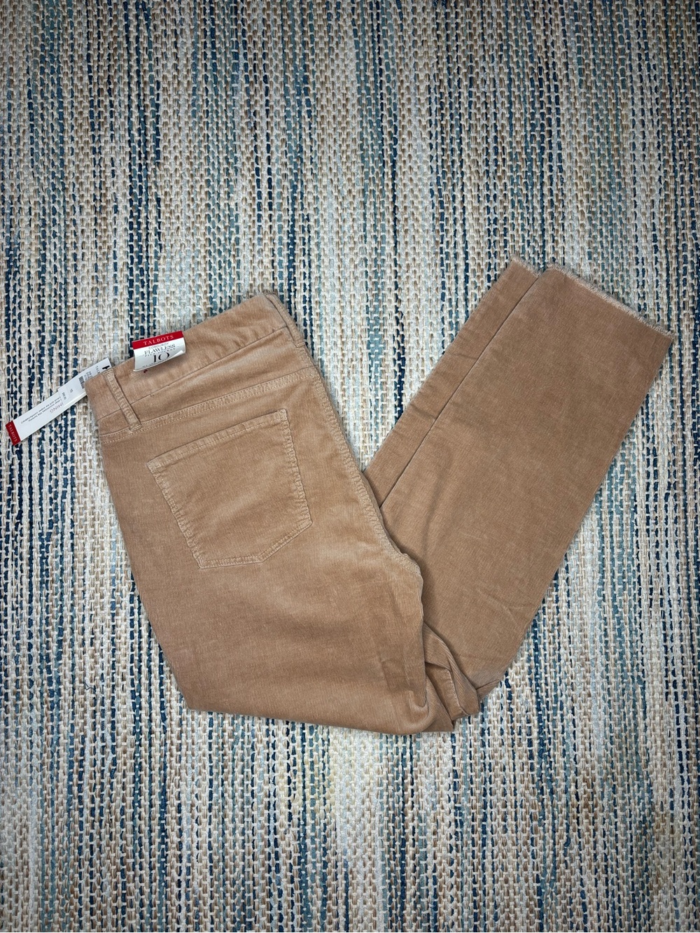 Talbots Corduroy Pants in Camel Tan